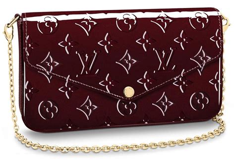 louis vuitton amarante vernis pochette felicie|louis vuitton félicie pochette.